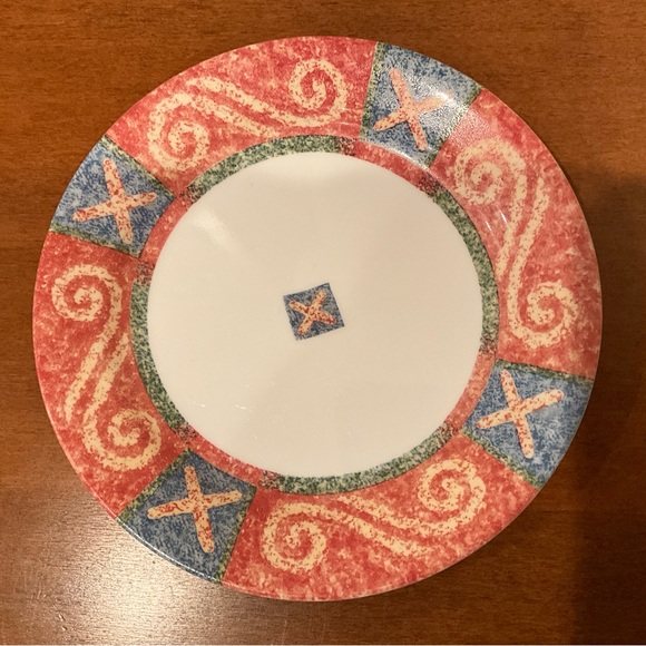 Vintage Corelle Sand Art Salad Plates - Picture 3 of 9